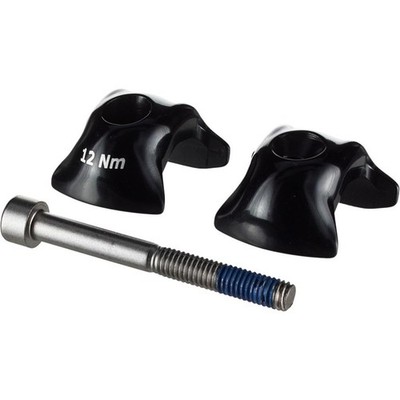 Ritchey WCS Carbon 1-Bolt Seatpost Clamp - Fits 7mm x 9.6mm 7×9.6mm, Black 