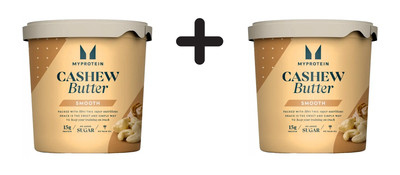 2 x Myprotein Natural Cashew Butter (1000g) Smooth (23,50 EUR/kg)