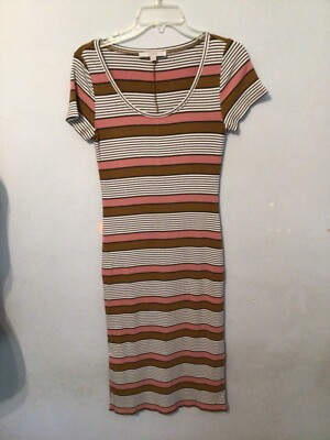 LOFT Maxi Striped Knit Dress Short Sleeve Straight Column Stretch Slit Sz XS | eBay LOFT Maxi Striped Knit Dress Short Sleeve Straight Column Stretch Slit Sz XS | eBay