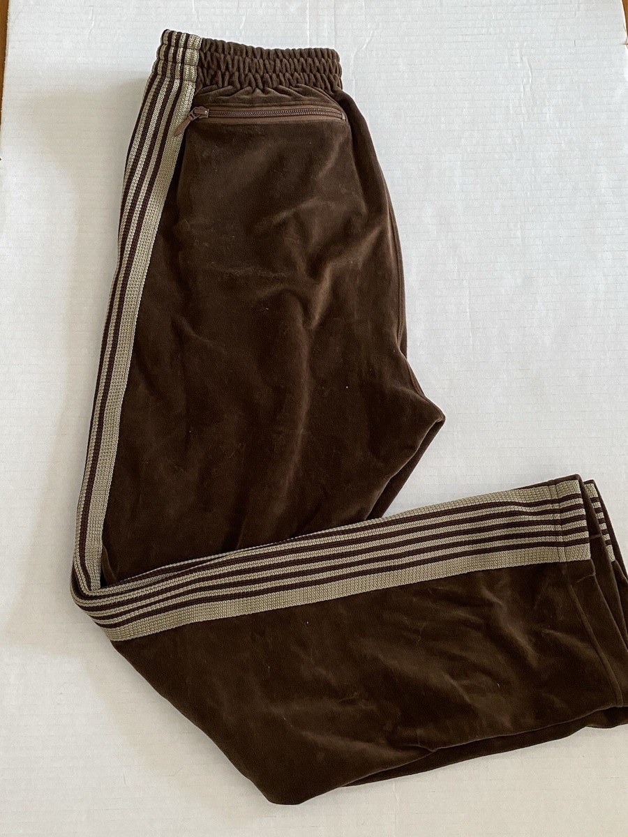 Needles Velour Side Line Stripe Track Pants Size Small S Needles Velour Side Line Stripe Track Pants Size Small S