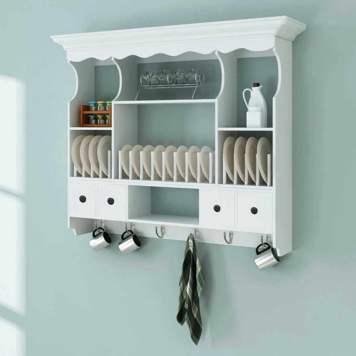 Kitchen wall cheap display cabinet