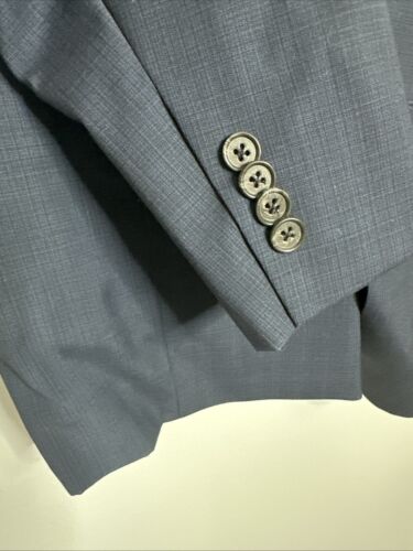 Giacca Jack Victor uomo 56L blu navy tuta 100% lana blazer e pantaloni - fantasia - Foto 2 di 12