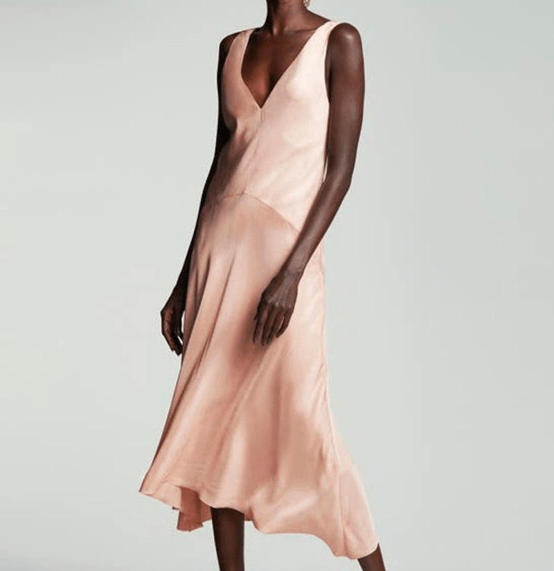 Frame Savannah Sleeveless Maxi Dress Pink Clay size M | eBay