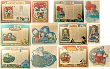 Deluxe 5"-6" DISNEY Movie/Character Patch Collection w Displays-Your Choice 25 