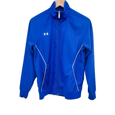 Under Armour Pregame Woven Jacket Coat Full Zip Up Athletic