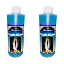 2PACK- SANTA MUERTE BLANCA Agua Espiritual - Holy Death Spiritual Water 8 oz