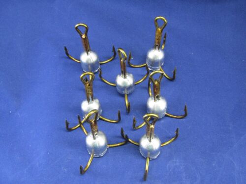 10/0 Weighted Bronze Treble Hook/Bunker Hook for Snagging and Trolling 2.5oz +/- - Picture 3 of 4