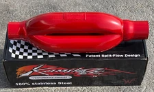 RED KM300R - WickedFlow Kamikaze Muffler 3" Inlet/Outlet ***AUTHENTIC***