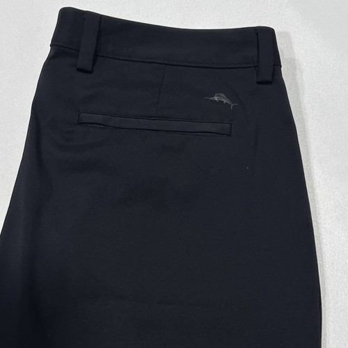 Tommy Bahama Island Zone Men Black 5-Pocket Performance Golf Pants Sz 34X28
