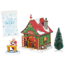 Dept 56 MRS CLAUS SHE SHED BOX Set of 4 North Pole Silver Series 6005434 D56 New