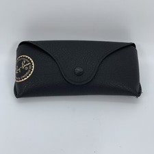 Vintage Ray-Ban Sunglasses Eye Glasses Luxottica Soft Case Black Lined Prop EUC