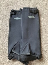 Ladies Black Muck Boots Neoprene Waterproof 1/2 Chaps Size Small