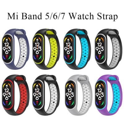 Bracelet Watch Band Wristband Wrist Strap Silicone Strap For Xiaomi Band 7/6/5
