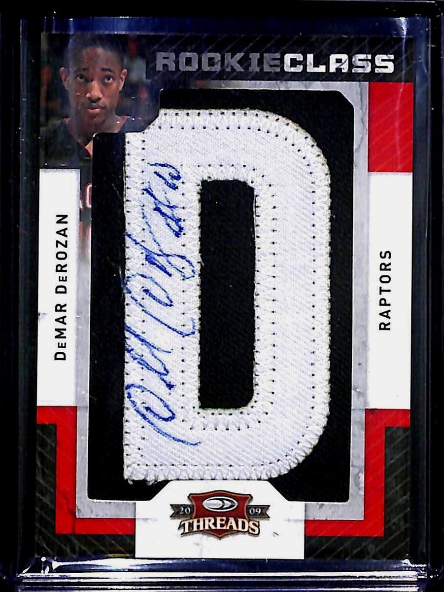 2009-10 Panini Threads Manufactured Patch Autograph #136 DeMar