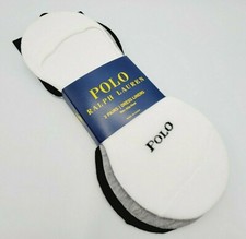 POLO Ralph Lauren socks dress liners multi colors 3 prs 10-13 sock