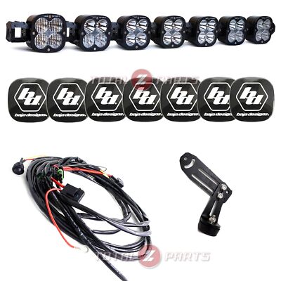 Baja Designs  7 XL Linkable LED Universal Light Bar 22,050 lm w/Wiring & Covers