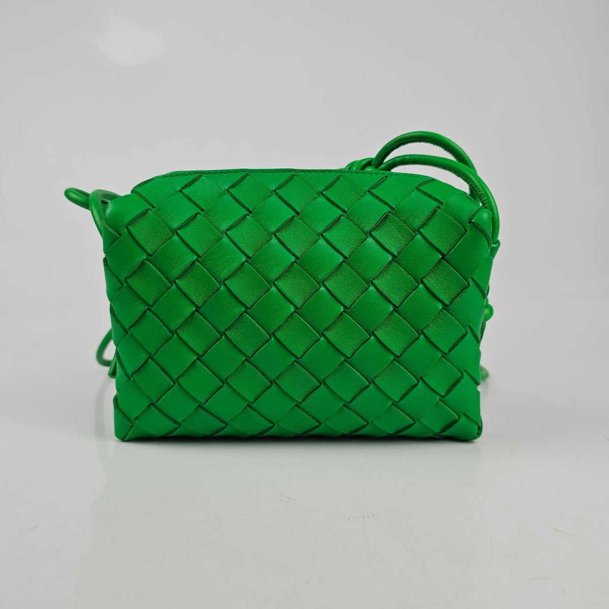 Bottega Veneta Mini Loop Bag in Parakeet & Gold