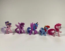 Lot of 5 My Little Pony McDonald’s Twilight Sparkle, Princess Luna, Rainbow Dash