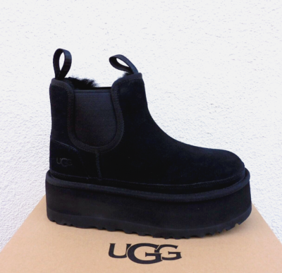 靴 UGG W NEUMEL PLATFORM BLACK 25cm UGG® Neumel Platform Chukka Boot - Little Kid / Big Kid - Black
