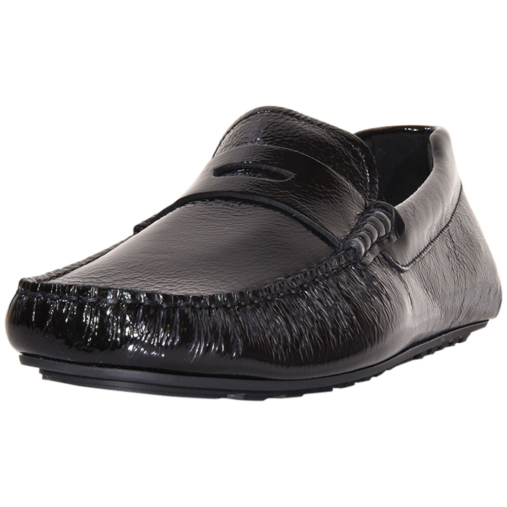 Hugo Boss Noel_MOCC_NP Men&apos;s Loafer Leather Shoes Black