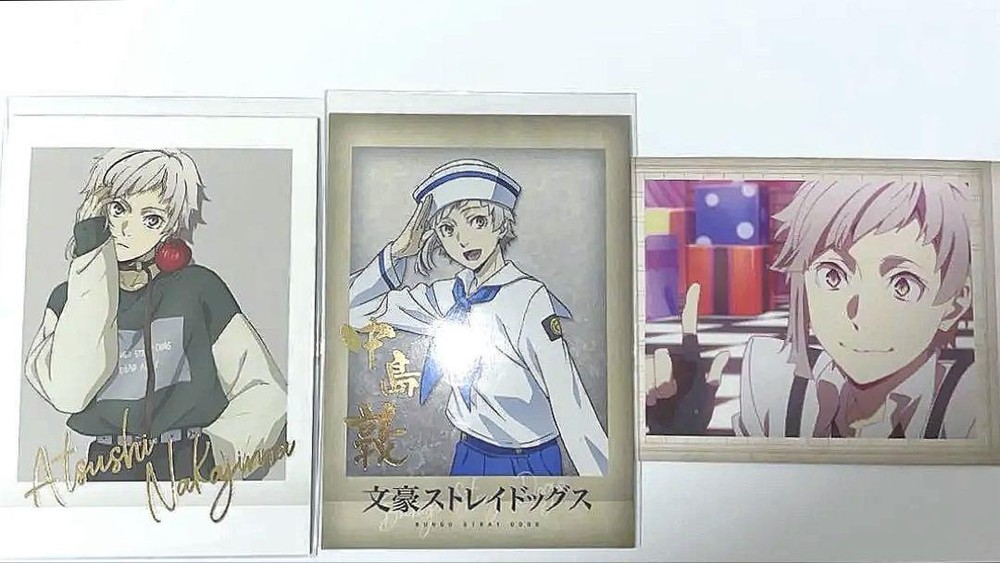 Bungo Stray Dogs Foil Stamping Pashacolle Atsushi Nakajima Set