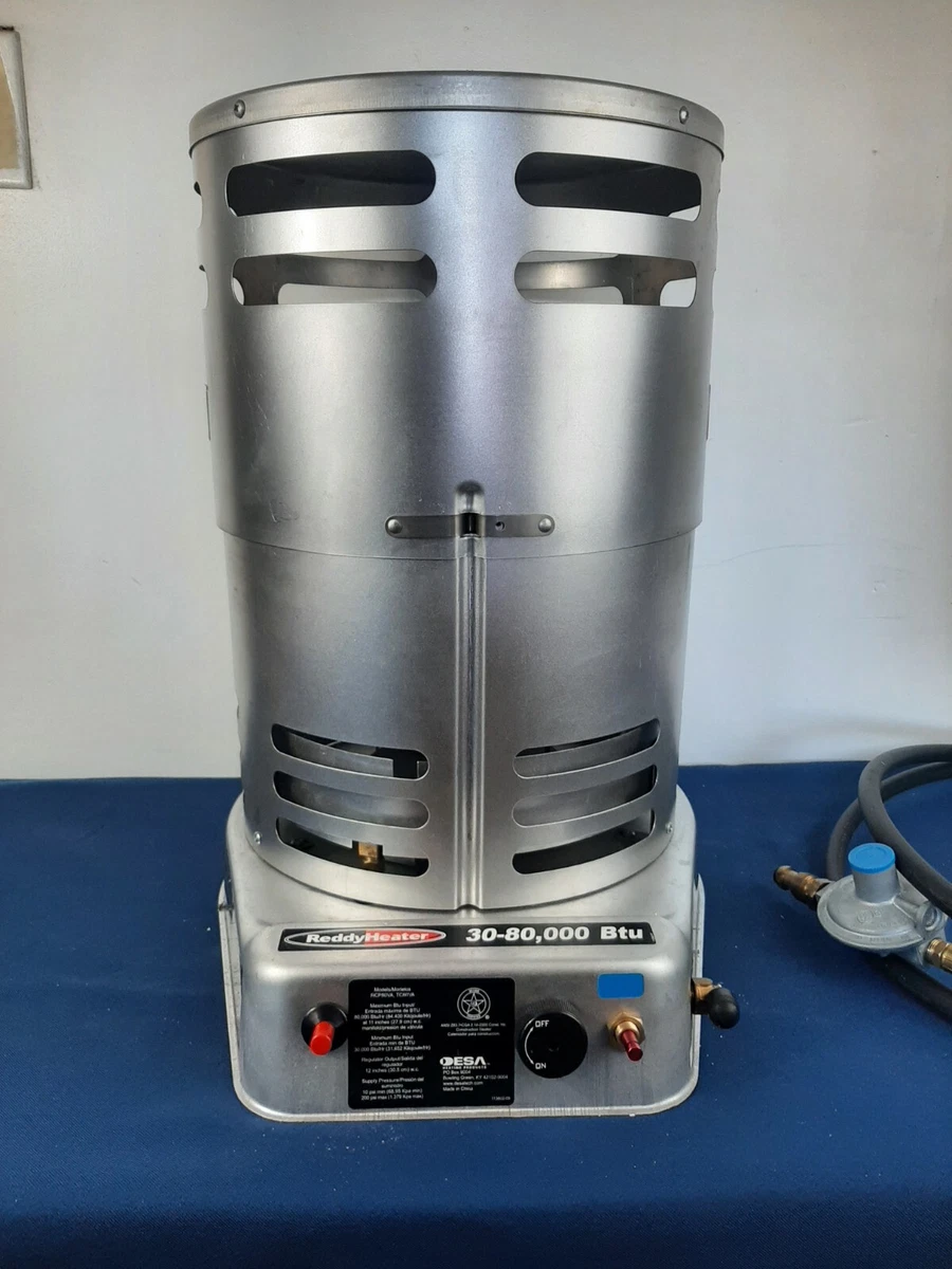 Portable Propane Reddy Heater 30000-80000 BTU Vintage RCP 80 VA | eBay