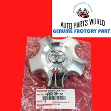 GENUINE OEM TOYOTA 2008-2017 SEQUOIA 20 INCH SILVER WHEEL CENTER CAP 42603-0C100