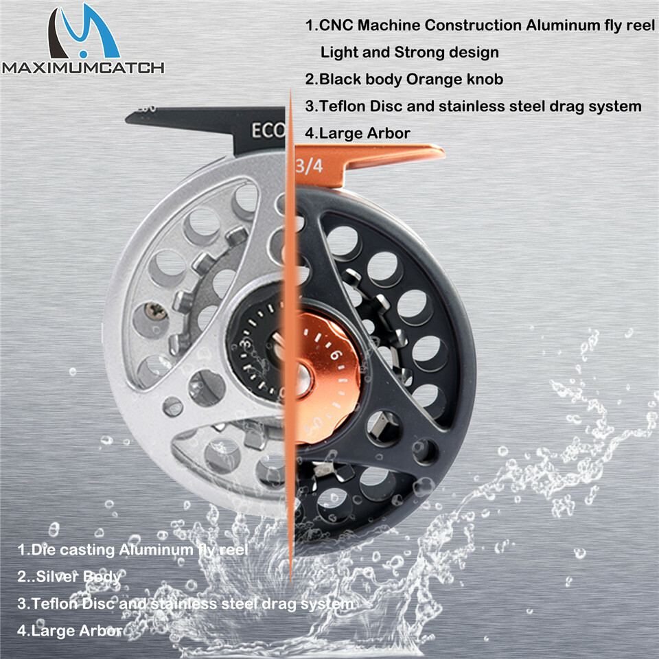 blc fly reel Big Y General Big Y Fly Co providing extremely smooth action and allowing fine adjustments in resistance ECO 3/4 5/6 7/8wt Pre-Loaded