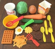 Fisher Price Pretend Play Toy Kitchen Utensils Play Food Lot