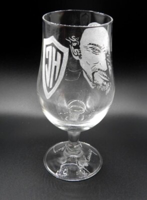 Boîte à Bijoux En Verre Gravée à La Main à L'effigie De Johnny Hallyday - Cadeau Unique Et Authentique