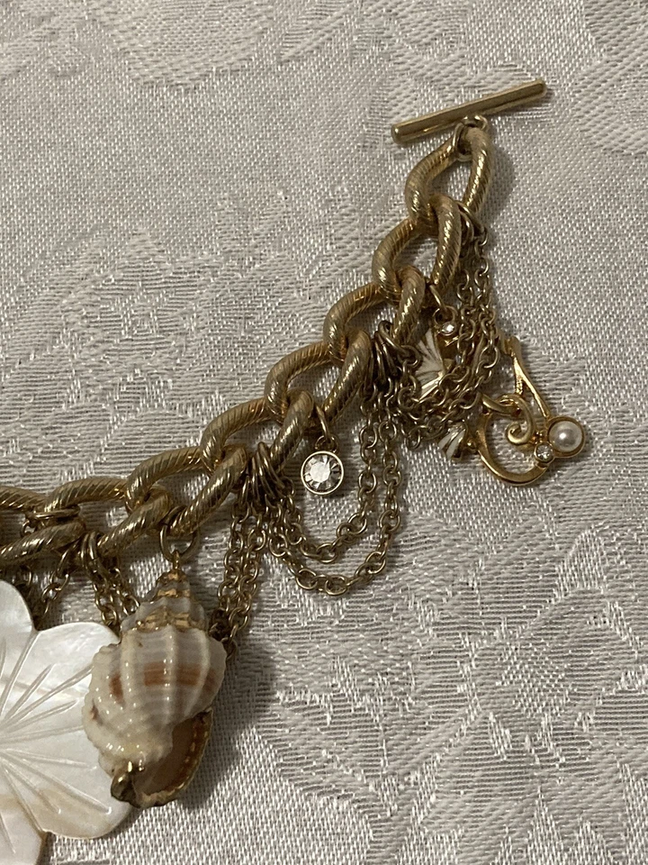 Pulsera Guess Sealife Drapeada Cadena Dije Nueva Foto 3 de 4