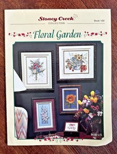 Stoney Creek “Floral Garden” Book 169 Cross Stitch Chart 1997 OOP Vintage