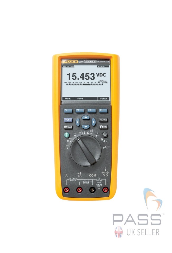 Ture Rms Multimeter NEW Fluke 287/EUR True-RMS Logging Multimeter with TrendCapture ...