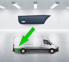 VW CRAFTER LWB 2006-2018 PROTECTIVE SIDE MOULDING TRIM DRIVER SIDE RIGHT SIDE RH