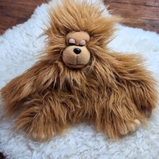 Baby Orangutan Stuffed Animal Ape Fluffy Monkey Realistic Plushie Mono Doll