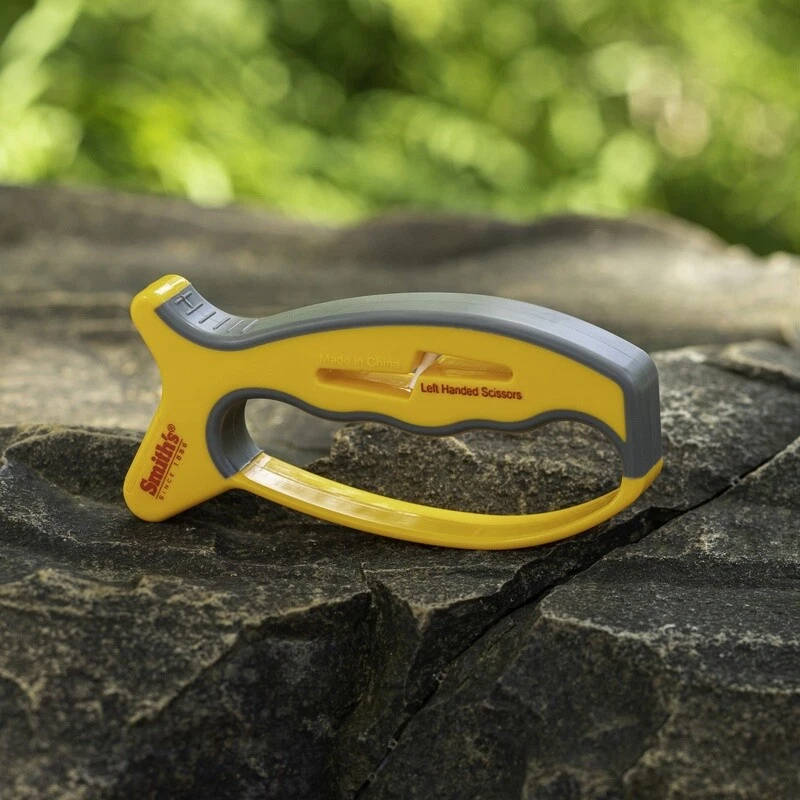 Pacote com 4 facas afiador tesoura V-Sharp haste cerâmica dupla face protetor fácil de usar - Imagem 4 de 4