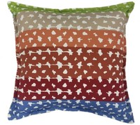 Allen Roth Red And Green Geometric Square Throw Outdoor Decorative Pillow Allen Roth Red And Green Geometric Square Throw Outdoor Decorative Pillow