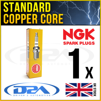 1x NGK CR6HSA (2983) Standard Zuendkerze For YAMAHA YBR125 Custom 09-->