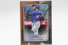 2023 Topps Museum Collection George Springer Copper #50 Blue Jays