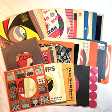 35 VARIOUS RECORD LABELS 45 RPM RECORD PICTURE SLEEVES - NO RECORDS