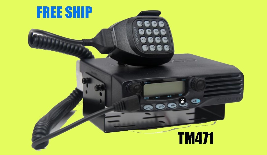 早い者勝ち‼️★KENWOOD TM-451S 430MHz ホワイトLED仕様 new TM-471A 400-490MHz 40W Mobile Radio UHF FM Transceiver