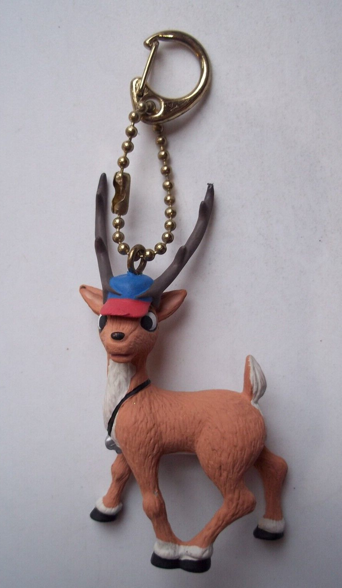 COACH COMET REINDEER Plastic Figure ORNAMENT Rudolph PLAYING