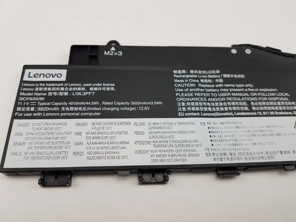Genuine SB10W86956 5B10W86957 L19M3PF3 5B10W86936 11.55V 56.5Wh Laptop Battery - Image 2 of 4