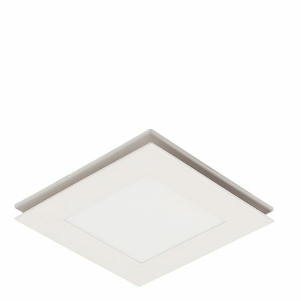 Martec Flow Square Bathroom Exhaust Fan with Tricolour 12W LED Light | eBay
