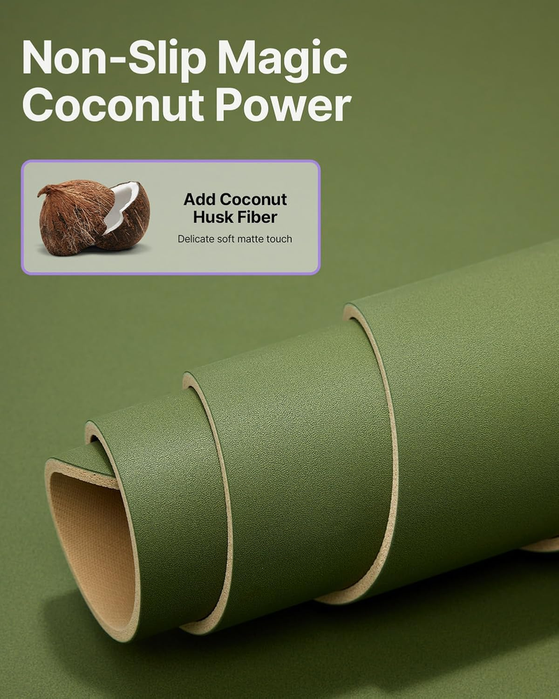 Eco-Friendly Non-Slip Hot Yoga Mat with Anti-Tear Design, Made from Natural Rubber for Enhanced Grip and Durability