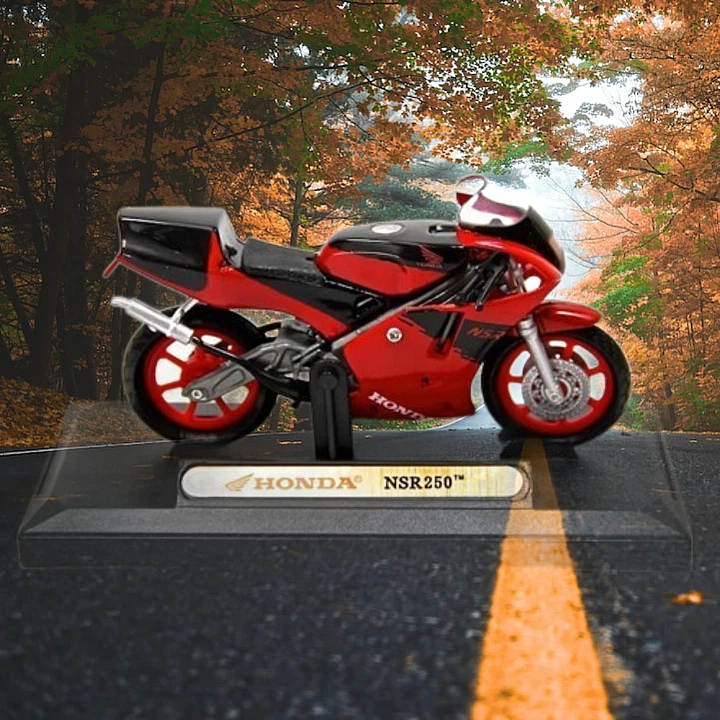 Honda NSR250 Red/Black Motorcycle Model, Motormax Scale 1:18 - Image 2 of 4