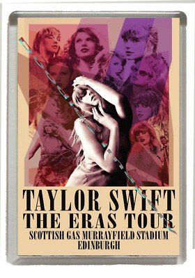 Taylor Swift The ERAS TOUR 2024 - Murrayfield - Kühlschrankmagnet Jumbo 90 x 60 mm