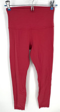 Lululemon Align High Rise Women's Size 4 Pink Stretch Pant 25" Leggings Yoga