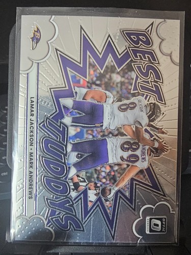Lamar Jackson / Mark Andrews #15 2025 Panini Donruss Optic Best Tuddys card