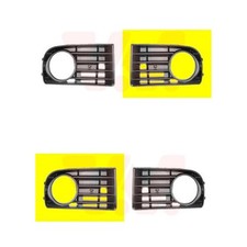 2X VAN WEZEL BLENDE GITTER EINSATZ STOßSTANGE VORNE PASSEND FÜR VW GOLF